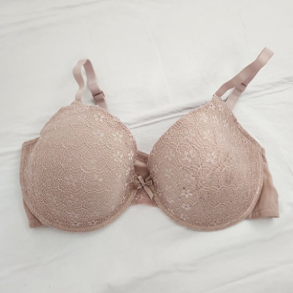 Laura Ashley Bra 40D Pink Women's Underwire Floral